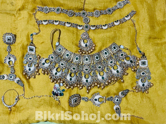 ব্রাইডাল জুয়েলারি (কুন্দন সেট)